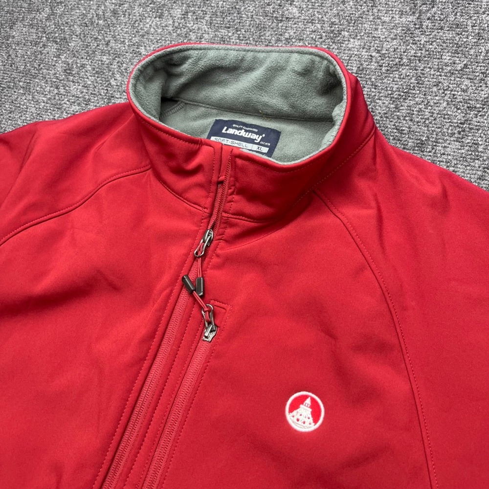 Landway Softshell Fleece Lined Full Zip Red Jacket